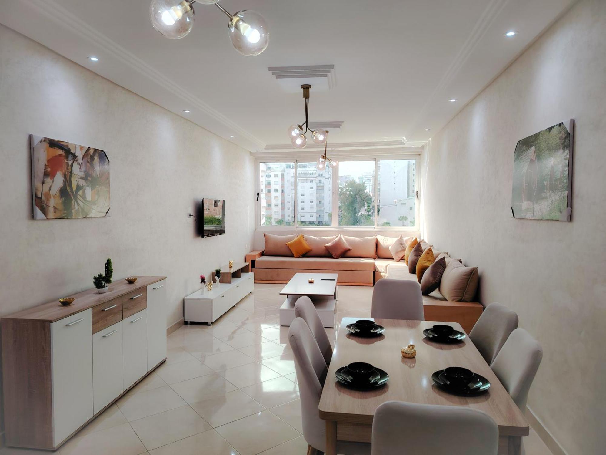 Nouveau Appartement Prestige Avec Vue Paronamique Tangier Exterior photo